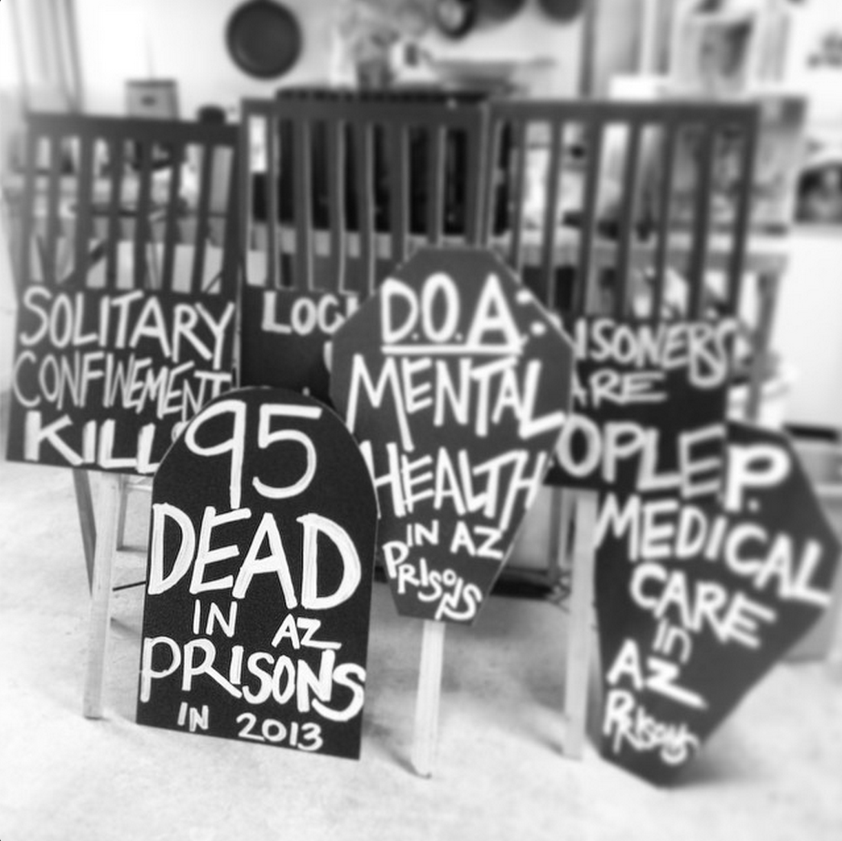 Solitary confinement kills signs